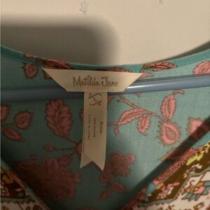 Matilda Jane dress size L $10. All Shirts $8.